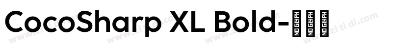 CocoSharp XL Bold字体转换